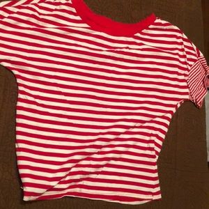 Red striped shirt